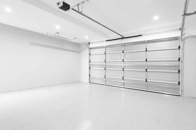 Completed Garage Floor with Epoxy Finish