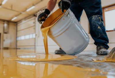Garage Floor Epoxy Installation in Fairfax, VA